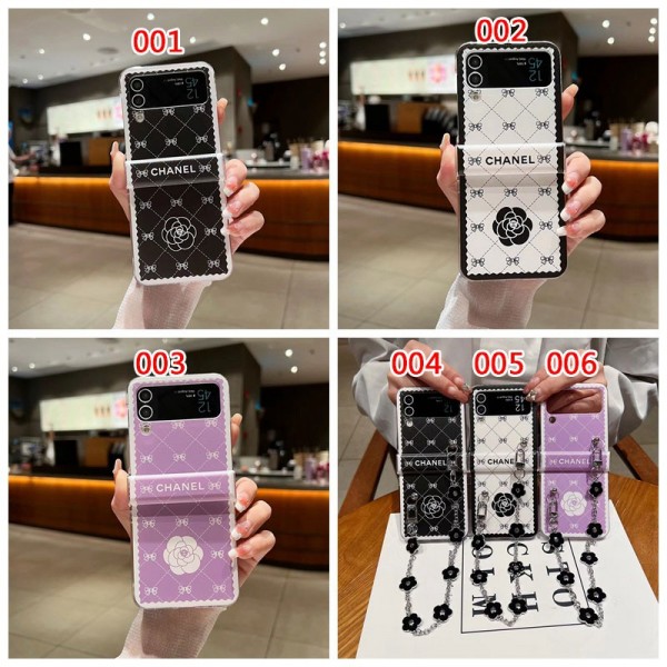 Chanel シャネルブランド Samsung Z Flip6 5 4 flip 3 4スマホカバー 流行りかわいいGalaxy Z flip Fold 5 4ケース 耐衝撃レザーギャラクシー Z Fold5/Fold4ケース ビジネス 高品質 メンズ Galaxy z fold5 4ブランドスマホケース 