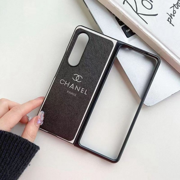 Chanel シャネルブランド Samsung Z Fold 5 4 6 flip 3 4スマホカバー 流行りかわいいGalaxy Z flip Fold 5 4ケース 耐衝撃レザーギャラクシー Z Fold5/Fold4ケース ビジネス 高品質 メンズブランドギャラクシー Z Flip5 4カバー 落下保護