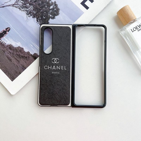 Chanel シャネルブランド Samsung Z Fold 6 5 4 スマホカバー 流行りSamsung Z Fold5 4 6スマホケース気質オシャレ Galaxy z fold5 4 6ブランドスマホケース ブランドギャラクシー Zカバー 落下保護