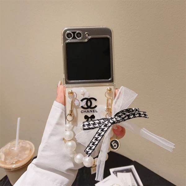Chanel シャネルGalaxy Z Flip5 4 6スマホケース 携帯カバー Galaxy z flip5 4 3ブランドスマホケース ブランドギャラクシー Z Flip5 4 3カバー 落下保護Galaxy Z Flip 6ケース 高級感 シンプル 逸品
