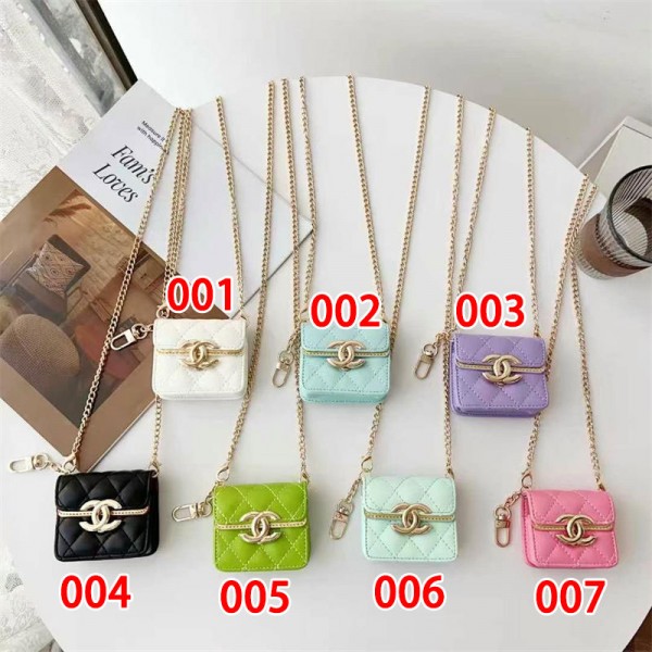 Chanel シャネルブランド Airpods 4/3/Pro2ケース 保護 第3世代 airpods 4/pro2 ケース ハイブランド 落下防止軽量 エアーポッズ 4/プロ2/3カバー 紛失防止ブランド Airpods Pro2/3 4メンズ レディース