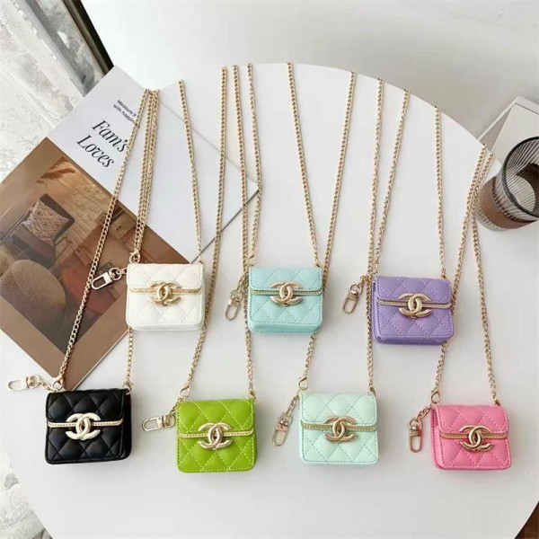Chanel シャネルブランド Airpods 4/3/Pro2ケース 保護 第3世代 airpods 4/pro2 ケース ハイブランド 落下防止軽量 エアーポッズ 4/プロ2/3カバー 紛失防止ブランド Airpods Pro2/3 4メンズ レディース