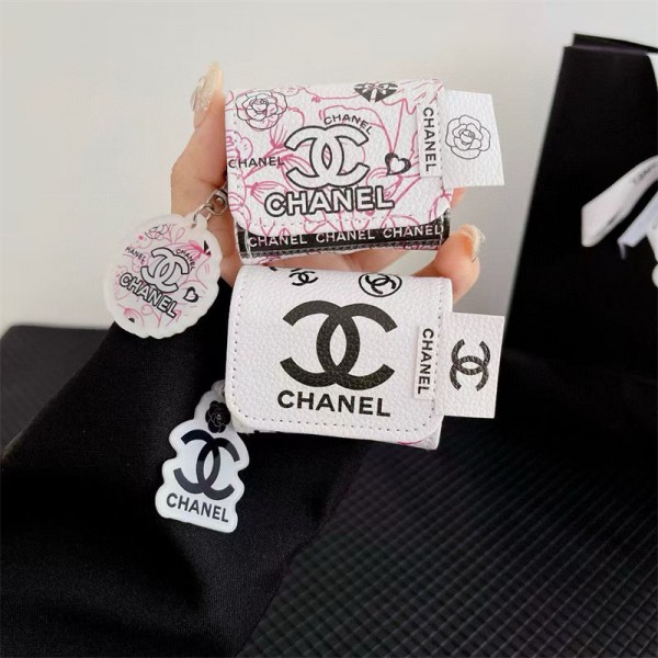 Chanel シャネル エアーポッズ 第四世代ケース 便利 カラビナ付き 第3世代 airpods 4/pro2 ケース ハイブランド 落下防止ブランド Airpods Pro2/3 4メンズ レディースairpods 4 pro2ケース シリコン