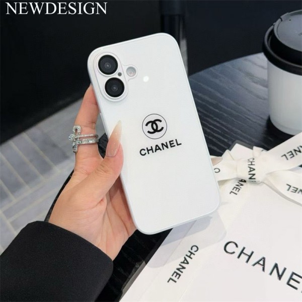 Chanel シャネルアイフォン16 pro max 15 plus 14pro ブランドケースハイブランドiphone16 14 Pro Max 15 Plusケースカバーアイフォン 16プロ マックス/15プロ/16カバー 落下防止ブランドiPhone  16プロマックス15 14スマホカバー激安