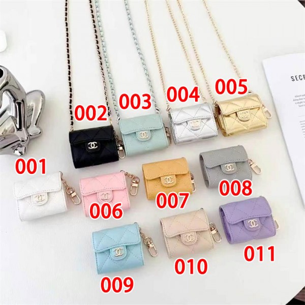 Chanel シャネル エアーポッズ 第四世代ケース 便利 カラビナ付き 第3世代 airpods 4/pro2 ケース ハイブランド 落下防止airpods 4 pro2ケース シリコンairpods pro2/4 3ケース ストラップ付き