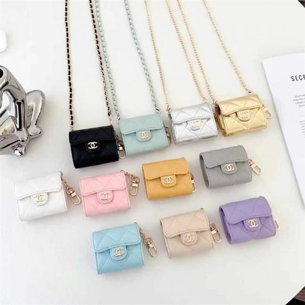 Chanel シャネル エアーポッズ 第四世代ケース 便利 カラビナ付き 第3世代 airpods 4/pro2 ケース ハイブランド 落下防止airpods 4 pro2ケース シリコンairpods pro2/4 3ケース ストラップ付き