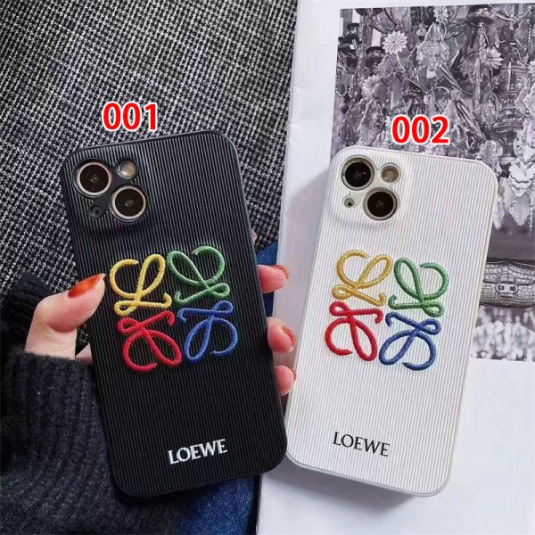 LOEWE ロエベアイフォン16 pro max 15 plus 14pro 16e ブランドケースアイフォン 16プロ マックス/15プロ/16カバー 落下防止アイフォン15/14 13pro 12 16+ケースブランド 手触り良い 男女兼用iPhone 15 14 16 pro maxケースカバー