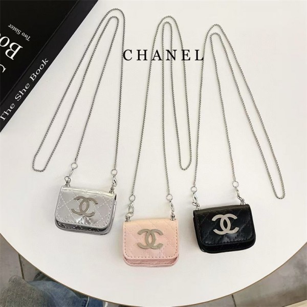 Chanel シャネルブランド Airpods 4/3/Pro2ケース 保護 エアーポッズ 第四世代ケース 便利 カラビナ付き 第3世代 airpods 4/pro2 ケース ハイブランド 落下防止ブランド Airpods Pro2/3 4カバーメンズ レディース