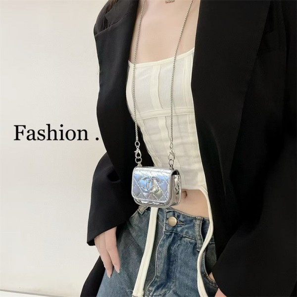 Chanel シャネルブランド Airpods 4/3/Pro2ケース 保護 エアーポッズ 第四世代ケース 便利 カラビナ付き 第3世代 airpods 4/pro2 ケース ハイブランド 落下防止ブランド Airpods Pro2/3 4カバーメンズ レディース