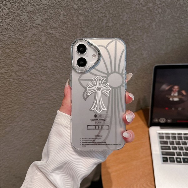 クロムハーツ Chrome Heartsアイフォン16 pro max 15 plus 14pro 16e ブランドケースハイブランドiphone16e 14 Pro Max 15 PlusケースカバーブランドiPhone  16プロマックス15 14スマホカバー激安アップル 15+ 14pro 16eブランドスマホカバー薄型オシャレ