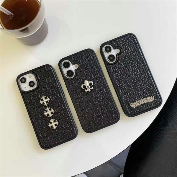 クロムハーツ Chrome Heartsハイブランドiphone16e 14 17 Pro Max 15 PlusケースカバーブランドiPhone  16プロマックス15 14 17 スマホカバー激安アイフォン17/15/14 13pro 12 16+ケースブランド 手触り良い アップル 15+ 14pro 16e 17ブランドスマホカバー薄型オシャレ