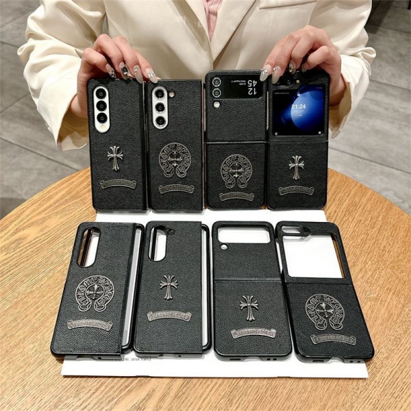 クロムハーツ Chrome Heartsブランド Samsung Z Fold 7 6 5 4 flip 7 6 5 4スマホカバー 流行りGalaxy Z Flip7 5 4 6スマホケース 携帯カバーSamsung Z Fold5 4 6 7スマホケース気質オシャレ Galaxy z fold5 4 6 7ブランドスマホケース 