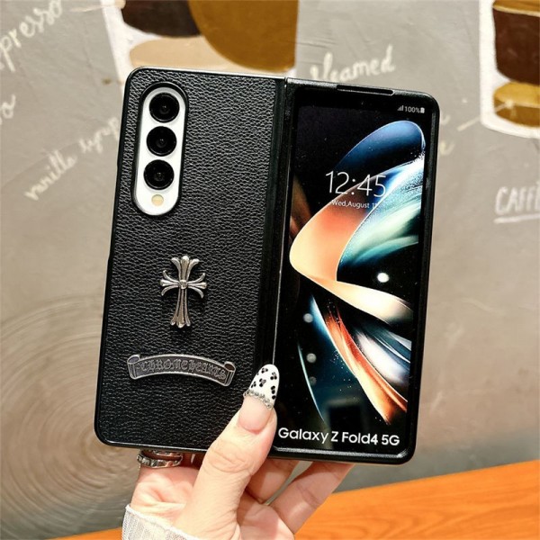 クロムハーツ Chrome Heartsブランド Samsung Z Fold 7 6 5 4 flip 7 6 5 4スマホカバー 流行りGalaxy Z Flip7 5 4 6スマホケース 携帯カバーSamsung Z Fold5 4 6 7スマホケース気質オシャレ Galaxy z fold5 4 6 7ブランドスマホケース 