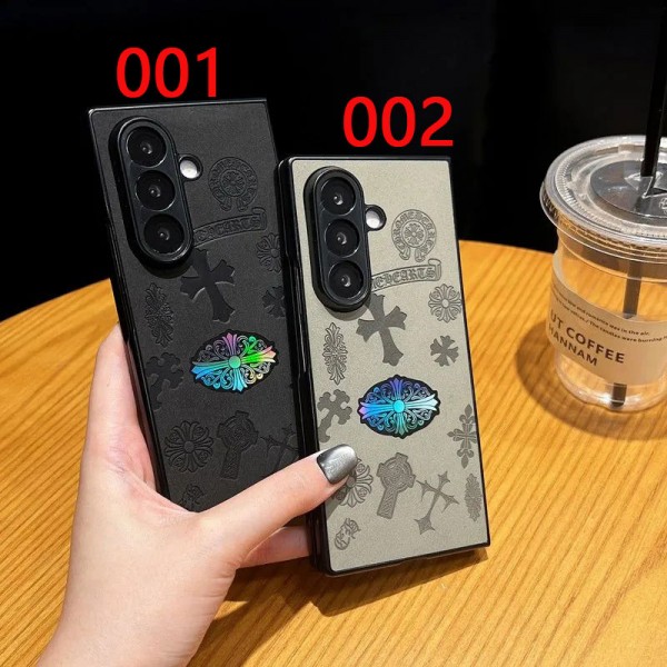 クロムハーツChrome Heartsギャラクシー Z Fold6 7 5/Fold7 5 4 6ケース ビジネス 高品質 メンズ Galaxy z fold5 4 6 7ブランドスマホケース ブランドギャラクシー Z Flip7 5 4 6カバー 落下保護Galaxy Z Flip7/6/5/4ケース 高級感 シンプル 逸品