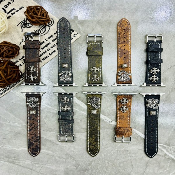 クロムハーツ Chrome Heartsブランド アップルウォッチ11 9 10ハンド かわいい芸能人愛用 アップルウォッチ Ultra3 Ultra2，Apple Watch 11 9 10ベルト 腕時計 ストラップapple watch se3 se2ストラップ ファッションapple watch ultra/8/7/6/5/4/3/2/1バンド メンズ レディース