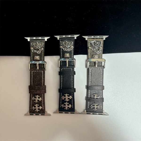 クロムハーツ Chrome Heartsブランド アップルウォッチ11 9 10ハンド かわいい芸能人愛用 アップルウォッチ Ultra3 Ultra2，Apple Watch 11 9 10ベルト 腕時計 ストラップapple watch se3 se2ストラップ ファッションapple watch ultra/8/7/6/5/4/3/2/1バンド メンズ レディース