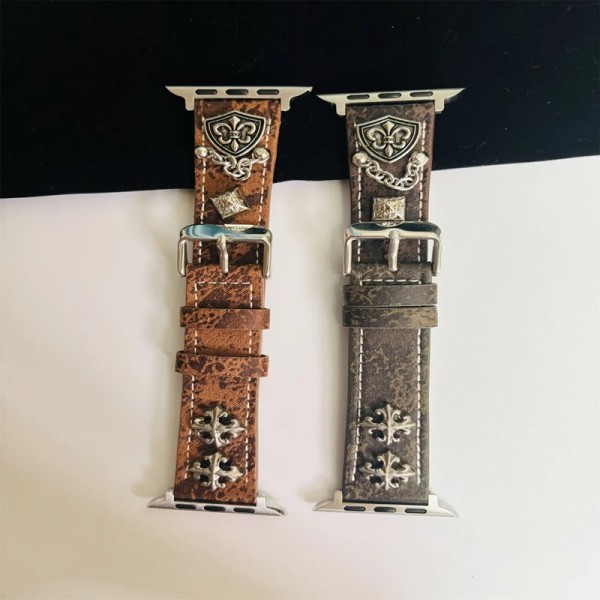 クロムハーツ Chrome Heartsブランド アップルウォッチ11 9 10ハンド かわいい芸能人愛用 アップルウォッチ Ultra3 Ultra2，Apple Watch 11 9 10ベルト 腕時計 ストラップapple watch se3 se2ストラップ ファッションapple watch ultra/8/7/6/5/4/3/2/1バンド メンズ レディース