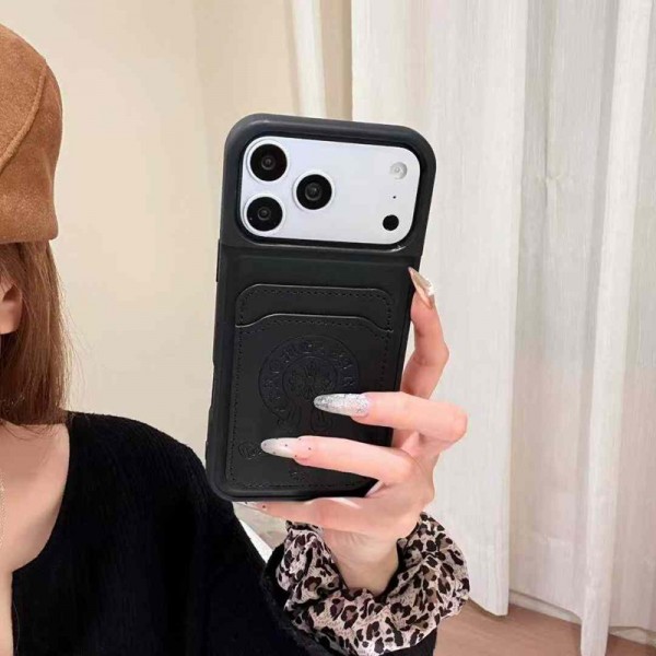 クロムハーツ Chrome Heartsアイフォン17 air 16 pro max 15 plus 14pro 16e ブランドケース耐衝撃のiPhone Air 17pro 16e 15 pro max 14  13 12 plusスマホケースアイフォン17/air/15/14 13pro 12 16+ケースブランド 手触り良い 男女兼用iPhone  Air 15 14 16 17pro maxケースカバー