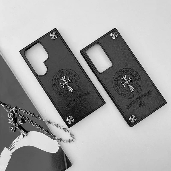 クロムハーツ Chrome HeartsブランドGALAXY S26+ S24 s25ultraアイホン14 15 plus 17 air 16 proケースレディースメンズブランドSamsung s26 s25 S23 Ultra s24 s22 Plusケース 落下保護かわいいのgalaxy s24 plus s25 s26ultraケース大人気高級感っぽいブランドスマホケースgalaxy s25 s24plus