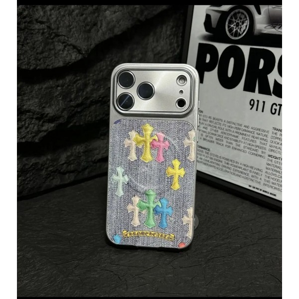 クロムハーツ Chrome Heartsハイブランドiphone Air 16e 14 17 Pro Max 15 PlusケースカバーアイフォンAir /16プロ マックス/15 17 プロ/16カバー 落下防止アイフォン17/air/15/14 13pro 12 16+ケースブランド 手触り良い アップル 15+ 14pro 16e 17ブランドスマホカバー薄型オシャレ