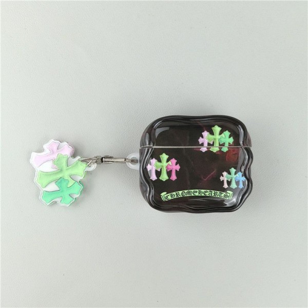 クロムハーツ Chrome Heartsブランド Airpods Pro3/4/3/Pro2ケース 保護 第3世代 airpods Pro3/4/pro2 ケース ハイブランド 落下防止軽量 エアーポッズ プロ3/4/プロ2/3カバー 紛失防止airpods Pro3 4 pro2ケース シリコン