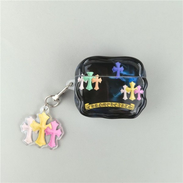 クロムハーツ Chrome Heartsブランド Airpods Pro3/4/3/Pro2ケース 保護 第3世代 airpods Pro3/4/pro2 ケース ハイブランド 落下防止軽量 エアーポッズ プロ3/4/プロ2/3カバー 紛失防止airpods Pro3 4 pro2ケース シリコン