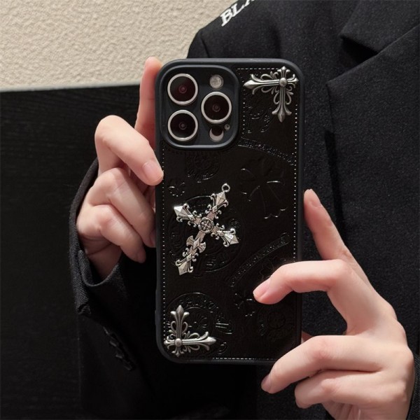 クロムハーツ Chrome Heartsハイブランドiphone Air 16e 14 17 Pro Max 15 Plusケースカバー耐衝撃のiPhone Air 17pro 16e 15 pro max 14  13 12 plusスマホケースブランドiPhone 16プロマックス15 14 17 Air スマホカバー激安男女兼用iPhone Air 15 14 16 17pro maxケースカバー