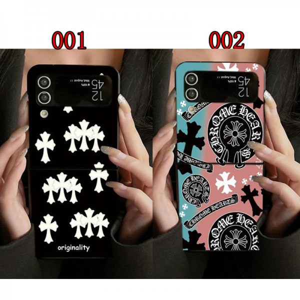 クロムハーツ Chrome HeartsかわいいGalaxy Z flip Fold 5 4 6 7 ケース 耐衝撃レザーGalaxy Z Flip7 5 4 6スマホケース 携帯カバーギャラクシー Z Fold6 7 5/Fold7 5 4 6ケース ビジネス 高品質 メンズブランドギャラクシー Z Flip7 5 4 6カバー 落下保護