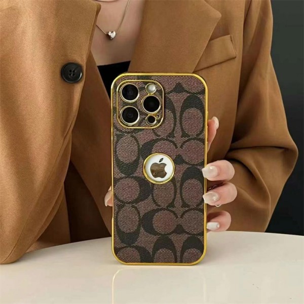 Coach コーチアイフォン 16プロ マックス/15プロ/16カバー 落下防止ブランドiPhone  16プロマックス15 14スマホカバー激安男女兼用iPhone 15 14 16 pro maxケースカバーアップル 15+ 14pro 16ブランドスマホカバー薄型オシャレ