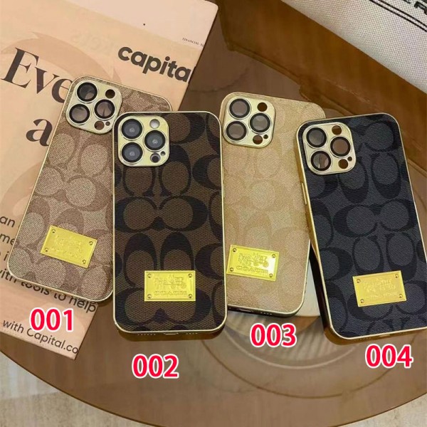 Coach コーチアイフォン16 pro max 15 plus 14pro 16e ブランドケースハイブランドiphone16e 14 Pro Max 15 Plusケースカバー耐衝撃のiPhone  16e 15 pro max 14  13 12 plusスマホケースブランドiPhone  16プロマックス15 14スマホカバー激安