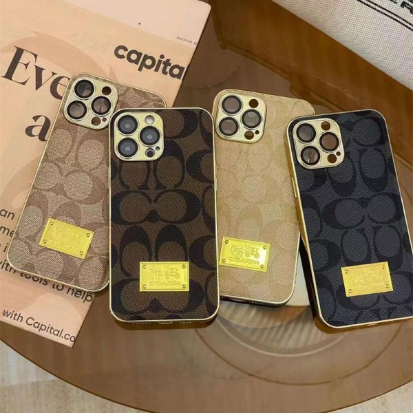 Coach コーチアイフォン16 pro max 15 plus 14pro 16e ブランドケースハイブランドiphone16e 14 Pro Max 15 Plusケースカバー耐衝撃のiPhone  16e 15 pro max 14  13 12 plusスマホケースブランドiPhone  16プロマックス15 14スマホカバー激安