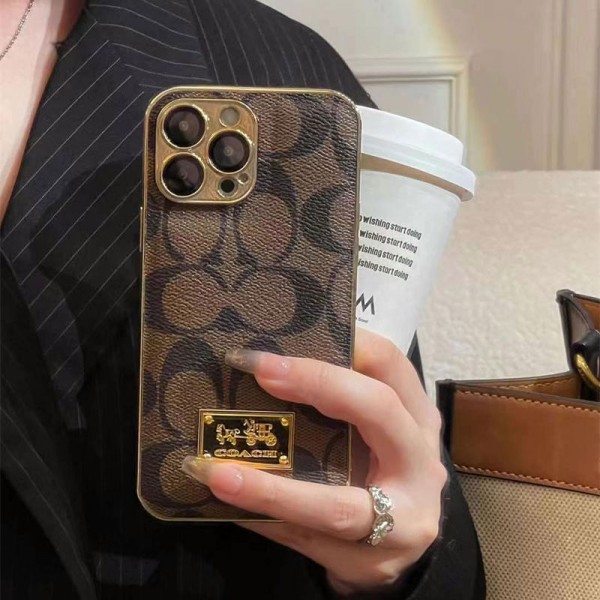 Coach コーチアイフォン16 pro max 15 plus 14pro 16e ブランドケースハイブランドiphone16e 14 Pro Max 15 Plusケースカバー耐衝撃のiPhone  16e 15 pro max 14  13 12 plusスマホケースブランドiPhone  16プロマックス15 14スマホカバー激安