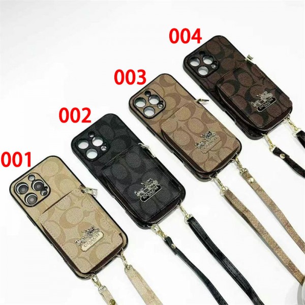 Coach コーチハイブランドiphone16 14 Pro Max 15 Plusケースカバー耐衝撃のiPhone 15 pro max 14  13 12 plusスマホケースブランドiPhone  16プロマックス15 14スマホカバー激安アイフォン15/14 13pro 12 ケースブランド 手触り良い 