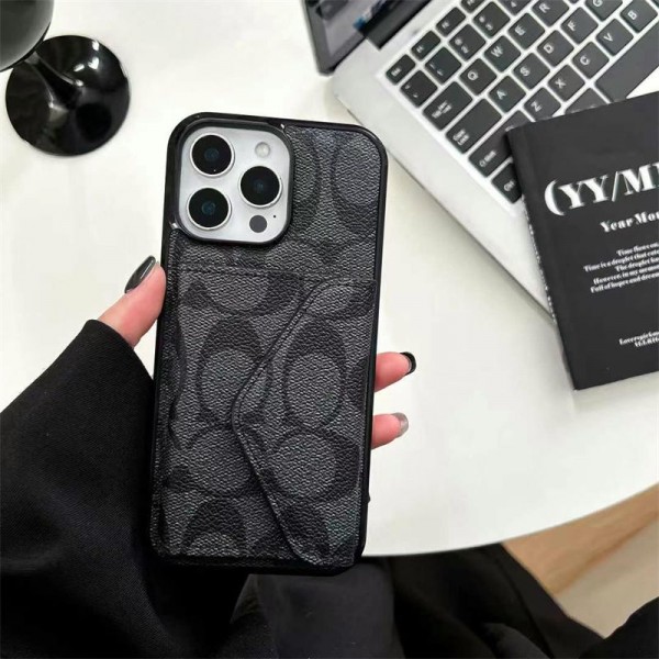 Coach コーチハイブランドiphone16e 14 Pro Max 15 PlusケースカバーブランドiPhone  16プロマックス15 14スマホカバー激安アイフォン15/14 13pro 12 16+ケースブランド 手触り良い アップル 15+ 14pro 16eブランドスマホカバー薄型オシャレ