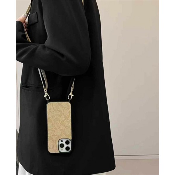 Coach コーチアイフォン17 16 pro max 15 plus 14pro 16e ブランドケースブランドiPhone  16プロマックス15 14 17 スマホカバー 激安 コーチアイフォン17/15/14 13pro 12 16+ケースブランド 手触り良い 男女兼用iPhone 15 14 16 17pro maxケースカバー