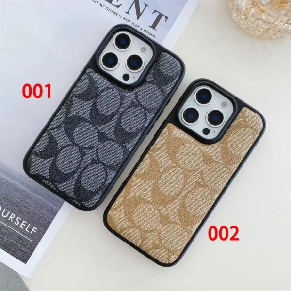 Coach コーチハイブランドiphone16e 14 17 Pro Max 15 Plusケースカバーアイフォン 16プロ マックス/15 17 プロ/16カバー 落下防止耐衝撃のiPhone  17pro 16e 15 pro max 14  13 12 plusスマホケースアップル 15+ 14pro 16e 17ブランドスマホカバー薄型オシャレ