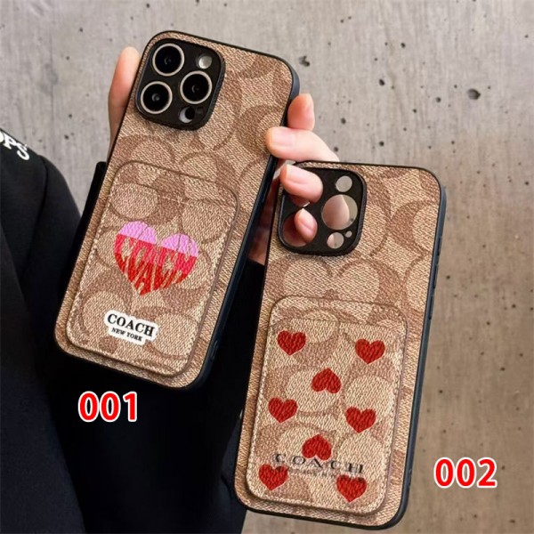 Coach コーチアイフォン17 air 16 pro max 15 plus 14pro 16e ブランドケースハイブランドiphone Air 16e 14 17 Pro Max 15 PlusケースカバーブランドiPhone  16プロマックス15 14 17 Air スマホカバー激安アイフォン17/air/15/14 13pro 12 16+ケースブランド 手触り良い 