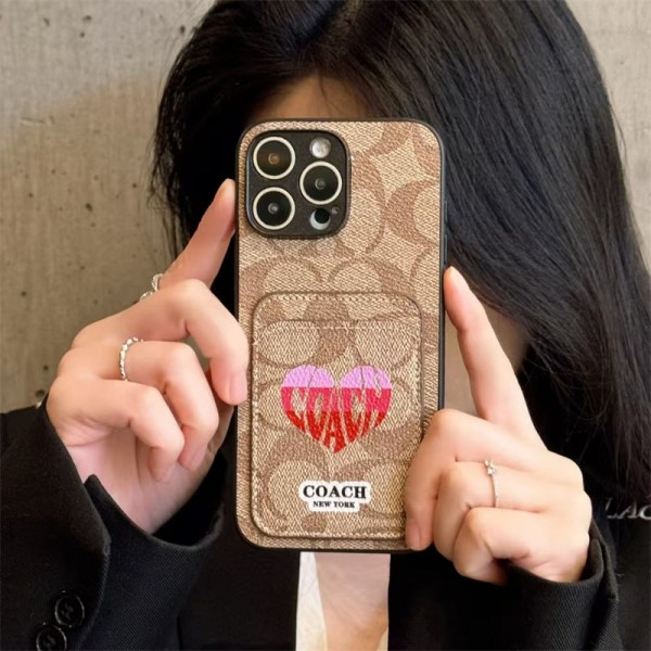 Coach コーチアイフォン17 air 16 pro max 15 plus 14pro 16e ブランドケースハイブランドiphone Air 16e 14 17 Pro Max 15 PlusケースカバーブランドiPhone  16プロマックス15 14 17 Air スマホカバー激安アイフォン17/air/15/14 13pro 12 16+ケースブランド 手触り良い 