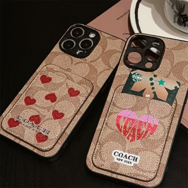 Coach コーチアイフォン17 air 16 pro max 15 plus 14pro 16e ブランドケースハイブランドiphone Air 16e 14 17 Pro Max 15 PlusケースカバーブランドiPhone  16プロマックス15 14 17 Air スマホカバー激安アイフォン17/air/15/14 13pro 12 16+ケースブランド 手触り良い 