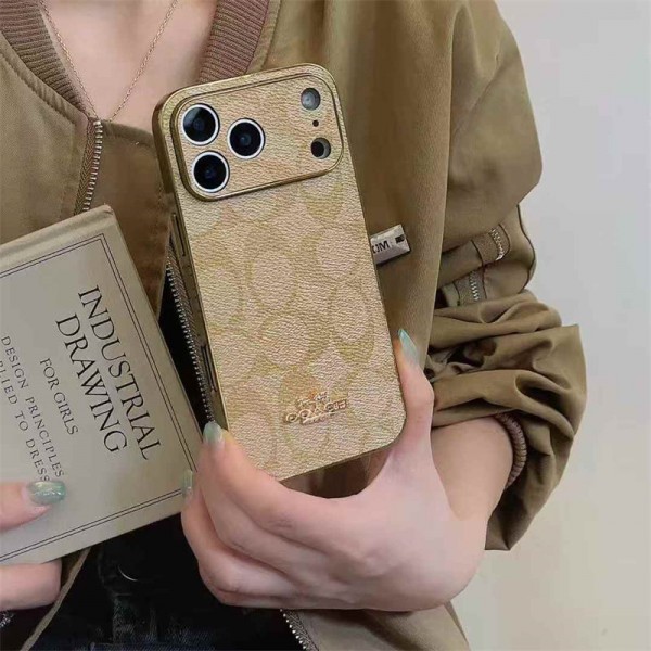 Coach コーチアイフォン17 air 16 pro max 15 plus 14pro 16e ブランドケースハイブランドiphone Air 16e 14 17 Pro Max 15 Plusケースカバー耐衝撃のiPhone Air 17pro 16e 15 pro max 14  13 12 plusスマホケースブランドiPhone  16プロマックス15 14 17 Air スマホカバー激安