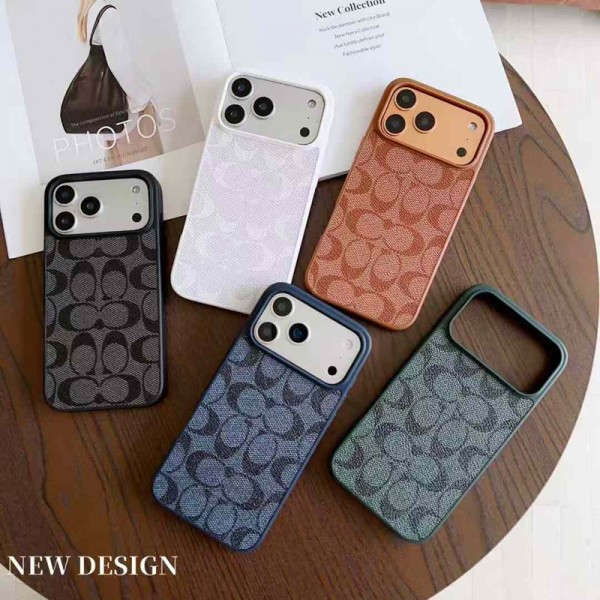 Coach コーチアイフォンAir /16プロ マックス/15 17 プロ/16カバー 落下防止ブランドiPhone  16プロマックス15 14 17 Air スマホカバー激安アイフォン17/air/15/14 13pro 12 16+ケースブランド 手触り良い 男女兼用iPhone  Air 15 14 16 17pro maxケースカバー
