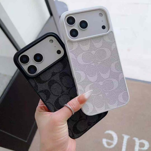 Coach コーチアイフォンAir /16プロ マックス/15 17 プロ/16カバー 落下防止ブランドiPhone  16プロマックス15 14 17 Air スマホカバー激安アイフォン17/air/15/14 13pro 12 16+ケースブランド 手触り良い 男女兼用iPhone  Air 15 14 16 17pro maxケースカバー