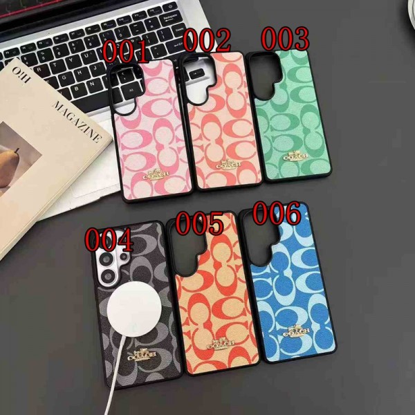Coach コーチギャラクシーs26 ultra s25 S23 S24 Ultra Plus ケース男女兼用samsung S26/25plus/s24/s23ultra iphone air 17e 17pro 14 15 plus 16eブランドコピーケースブランドギャラクシーs26 ultra s25 s23 s24 + ultraスマホカバー激安パロディ高級感っぽいブランドスマホケースgalaxy s25 s24plus
