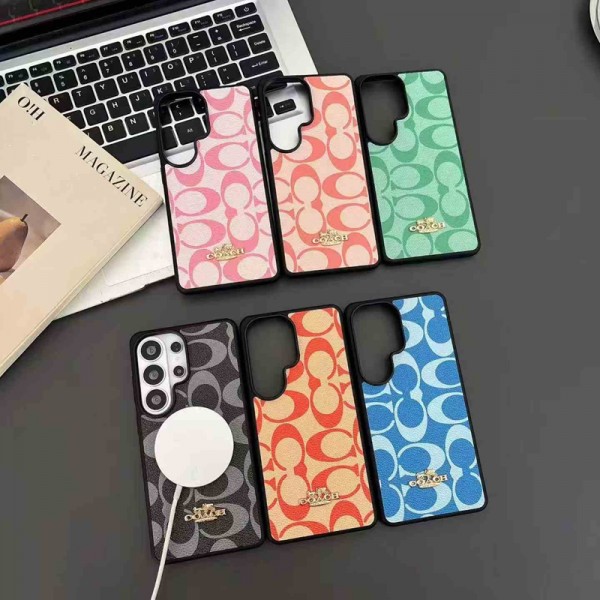 Coach コーチギャラクシーs26 ultra s25 S23 S24 Ultra Plus ケース男女兼用samsung S26/25plus/s24/s23ultra iphone air 17e 17pro 14 15 plus 16eブランドコピーケースブランドギャラクシーs26 ultra s25 s23 s24 + ultraスマホカバー激安パロディ高級感っぽいブランドスマホケースgalaxy s25 s24plus
