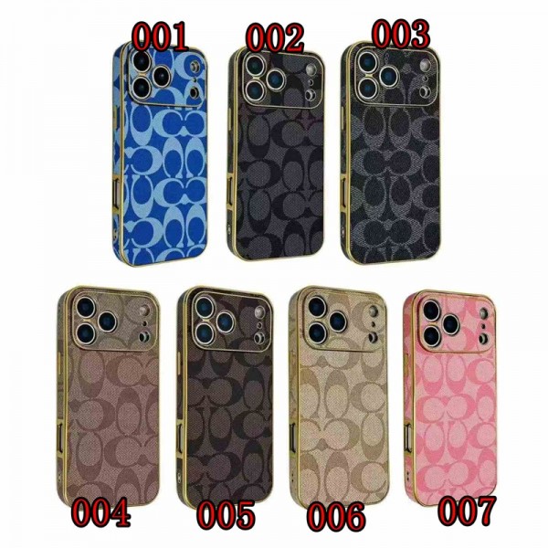 Coach コーチアイフォン17 air 16 pro max 15 plus 14pro 16e ブランドケースハイブランドiphone 17e 16e 14 17 Pro Max 15 PlusケースカバーアイフォンAir /16プロ マックス/15 17 プロ/16カバー 落下防止耐衝撃のiPhone Air 17pro 16e 15 pro max 17eスマホケース