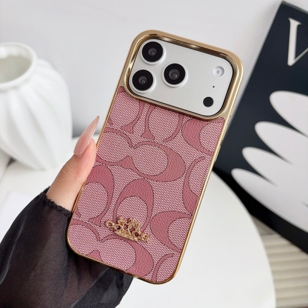Coach コーチアイフォン17 air 16 pro max 15 plus 14pro 16e ブランドケースハイブランドiphone 17e 16e 14 17 Pro Max 15 PlusケースカバーアイフォンAir /16プロ マックス/15 17 プロ/16カバー 落下防止ブランドiPhone  16プロマックス15 14 17 Air スマホカバー激安