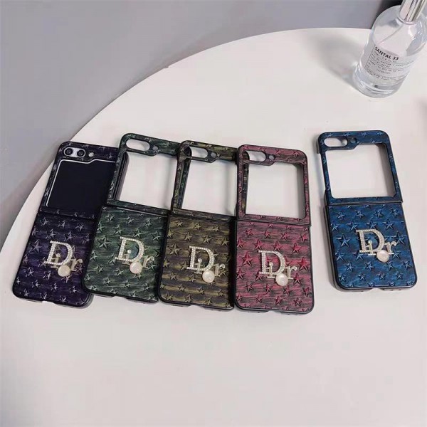 Dior ディオールかわいいGalaxy Z flip 6 5 4ケース 耐衝撃レザーGalaxy Z Flip5 4スマホケース 携帯カバーギャラクシー Z Fold5/Fold4ケース ビジネス 高品質 メンズ Galaxy z fold5 4ブランドスマホケース 