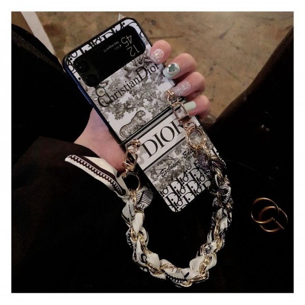 Dior ディオールブランド Galaxy Z flip 5 4 6スマホカバー 流行りSamsung Zケース ビジネス 高品質 メンズ ブランドスマホケース ブランドギャラクシー Z Flip5 4 3カバー 落下保護