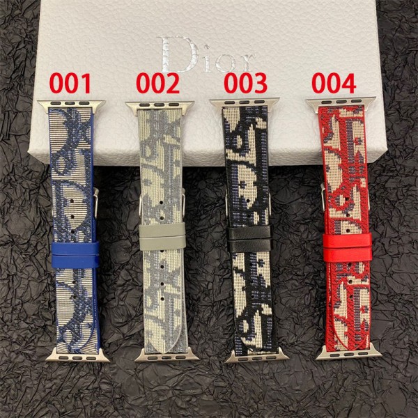 Dior ディオールモノグラム アップルウォッチSE2バンド レザー製apple watch se2ストラップ ファッションapple watch ultra/8/7/6/5/4/3/2/1バンド メンズ レディースApple Watch 38¬49mmベルト シリコン