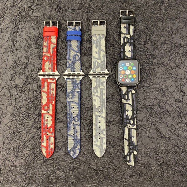 Dior ディオールモノグラム アップルウォッチSE2バンド レザー製apple watch se2ストラップ ファッションapple watch ultra/8/7/6/5/4/3/2/1バンド メンズ レディースApple Watch 38¬49mmベルト シリコン